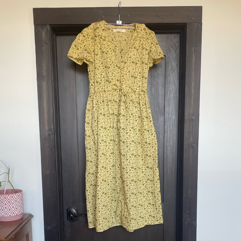 Dawn Dress Nettle Ditsy Field